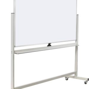 Double-Sided Mobile Whiteboard with Stand